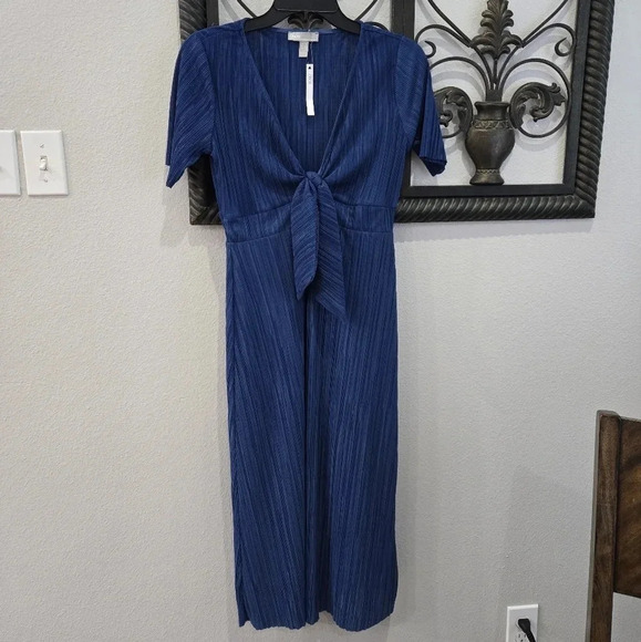 NWT ASOS PLISSE TEA MIDI DRESS - Picture 5 of 12